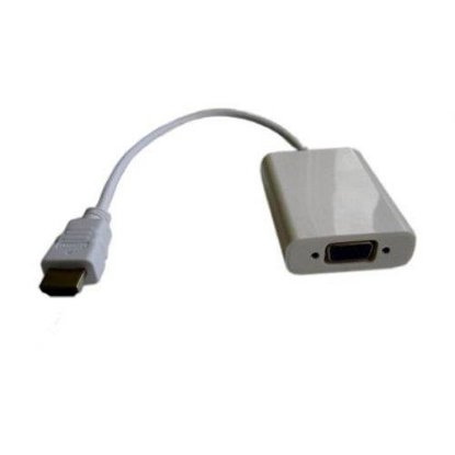 Изображение Переходник Espada E HDMI M-VGAF20 HDMI-VGA (белый) (0,2 м)