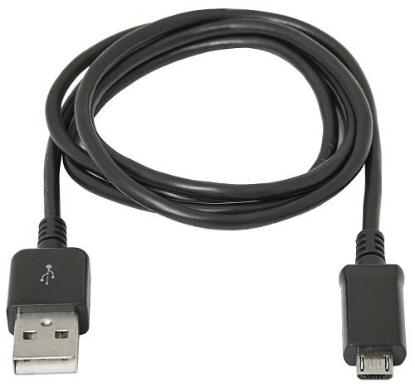 Изображение Кабель соединительный Defender USB08-03H USB 2.0 A Micro USB 2.0 B черный 1 м