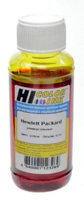 Изображение Чернила Hi-Black универсальные Hi-Color для HP yellow (100 мл)