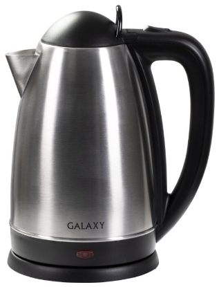 Изображение Электрический чайник Galaxy GL0321 (2000 Вт/2,5 л /металл/сталь, черный)