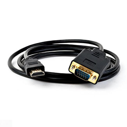 Изображение Кабель Orient C702 HDMI-VGA (черный) (1,8 м)