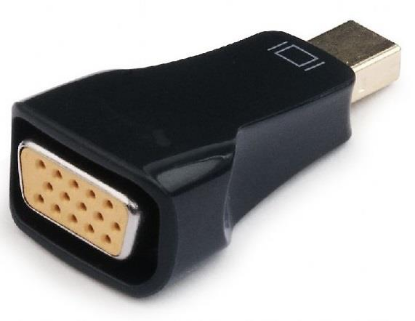 Изображение Переходник Cablexpert A-mDPM-VGAF-01 mini DisplayPort-VGA (черный) ()