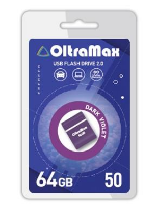 Изображение USB flash OltraMax 50,(USB 2.0/64 Гб)-фиолетовый ()