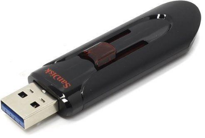 Изображение USB flash SanDisk Cruzer Glide,(USB 3.0/128 Гб)-черный (SDCZ600-128G-G35)