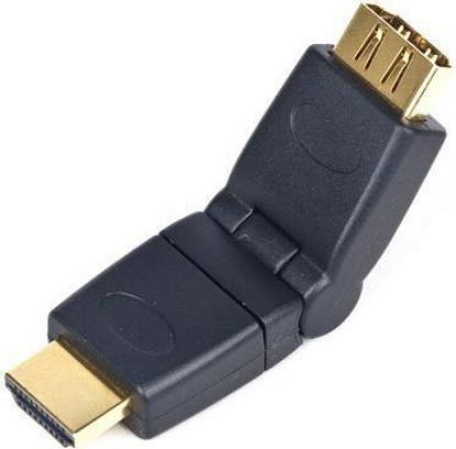 Изображение Переходник Gembird A-HDMI-FFL2 HDMI-HDMI (черный) ()