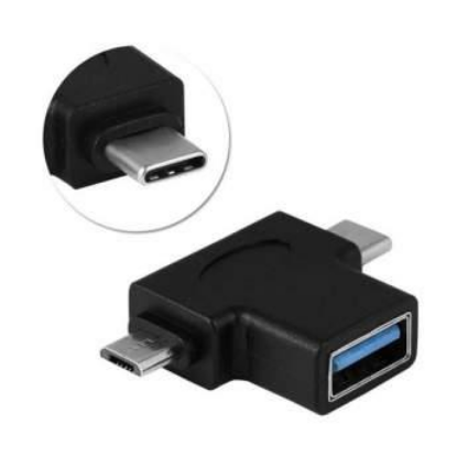 Изображение Переходник Orient UC-302 USB 3.0 A micro USB 2.0 B+ USB 3.0 C черный