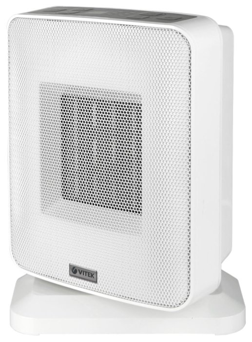 Изображение Тепловентилятор VITEK VT-2052 серый (1500 Вт керамический нагреватель)