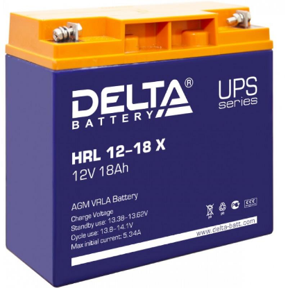 Изображение Аккумулятор для ИБП DELTA HRL 12-18 X