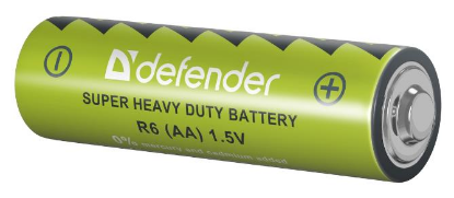 Изображение Батарейка Defender R6-4F (AA (R6,316,LR6) 1,5 В 820 мА*час солевая)