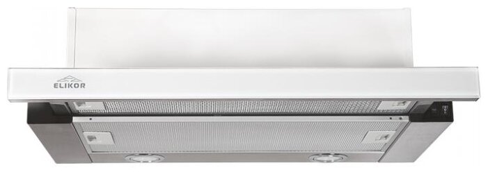 Изображение Встраиваемая вытяжка ELIKOR Интегра 60 Glass (нержавеющая сталь, белый)