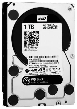 Изображение Жесткий диск 3.5" 1000 ГБ Western Digital Black WD1003FZEX, 7200 rpm, 64 МБ