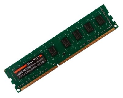 Изображение Оперативная память 4 GB DDR3 Qumo QUM3U-4G1333K9  (10600 МБ/с, 1333 МГц, CL9)