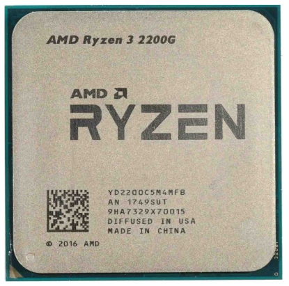 Изображение Процессор AMD Ryzen 3 2200G Raven Ridge (3500 МГц, AM4) (OEM)
