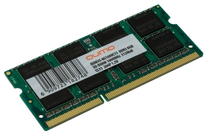 Изображение Оперативная память 8 GB DDR3 Qumo QUM3S-8G1600C11 (12800 МБ/с, 1600 МГц, CL11)