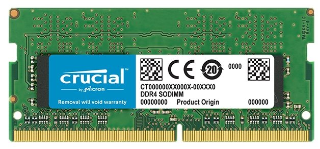 Изображение Оперативная память 8 GB DDR4 Crucial CT8G4SFS8266 (21300 МБ/с, 2666 МГц, CL19)
