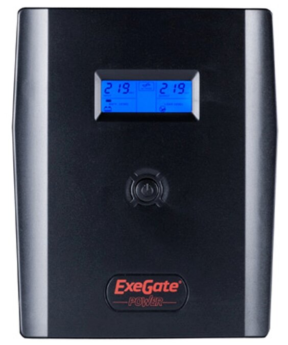 Изображение ИБП ExeGate Power Smart ULB-1500 LCD (интерактивный 900 Вт  ступенчатая аппроксимация синусоиды)