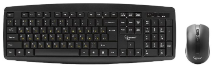 Изображение Комплект клавиатура и мышь Gembird KBS-8000 Black USB