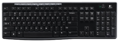Изображение Комплект клавиатура и мышь Logitech Wireless Combo MK270 Black USB