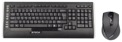 Изображение Комплект клавиатура и мышь A4Tech 9300F Black USB