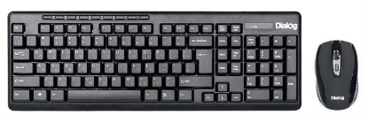Изображение Комплект клавиатура и мышь Dialog KMROP-4020U Black USB