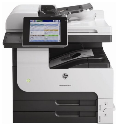 Изображение МФУ HP LaserJet Enterprise 700 M725dn белый/серый (напольный большой офис)