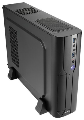 Изображение Корпус AeroCool CS-101 (mATX, Mini-ITX, черный, 400 Вт)/()