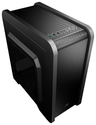 Изображение Корпус AeroCool Qs-240 (mATX, Mini-ITX, черный, без БП)/()