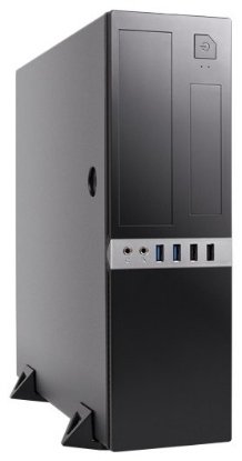 Изображение Корпус Foxline FL-203 (mATX, Mini-ITX, черный, 300 Вт)/()