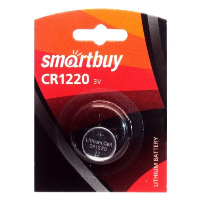 Изображение Батарейка SmartBuy CR1220/1B (SBBL-1220-1B) (CR1220 (5012LC) 3 В  Lithium)