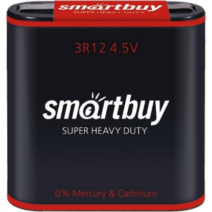 Изображение Батарейка SmartBuy 3R12/1S (SBBZ-3R12-1S) ( 4,5 В  солевая)