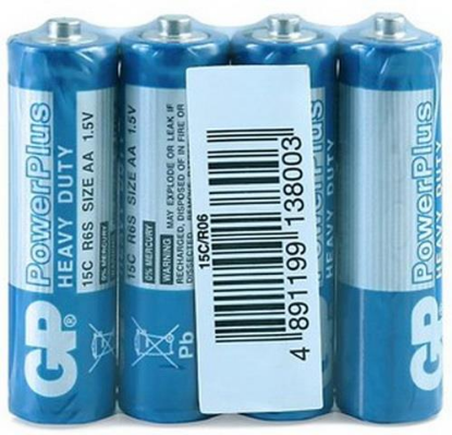Изображение Батарейка GP R6C-4S (AA (R6,316,LR6) 1,5 В  )