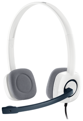 Изображение Компьютерная гарнитура Logitech Stereo Headset H150 голубой (с проводом, накладные)