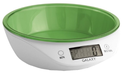 Изображение Весы кухонные Galaxy GL2804 (зеленый, белый)