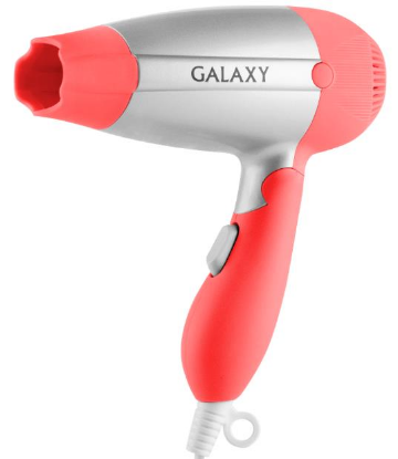 Изображение Компактный фен Galaxy GL4301 (1000 Вт /кораловый)