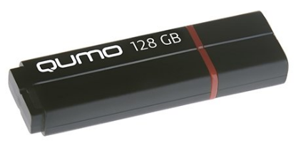 Изображение USB flash Qumo Speedster,(USB 3.0/128 Гб)-черный (QM128GUD3-SP-black)