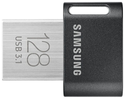 Изображение USB flash Samsung FIT Plus,(USB 3.1/128 Гб)-серебристый, черный (MUF-128AB/APC)