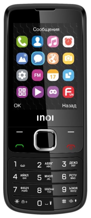 Изображение Мобильный телефон INOI 243,черный