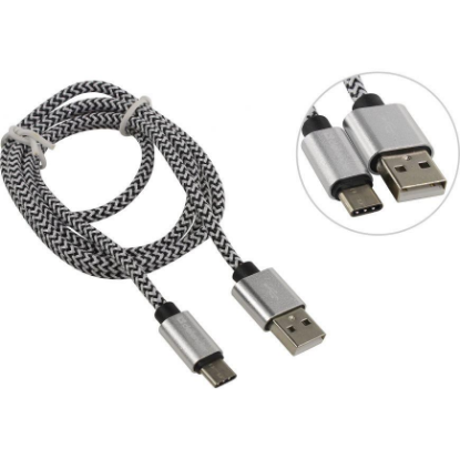 Изображение Кабель соединительный Defender USB09-03T PRO USB 2.0 A USB 3.0 C белый 1 м