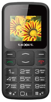Изображение Мобильный телефон teXet TM-B208,черный