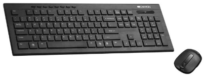 Изображение Комплект клавиатура и мышь Canyon CNS-HSETW4-RU Black USB