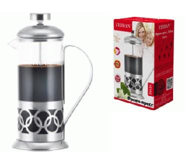 Изображение Чайник заварочный Zeidan Z-4124 (серебристый, прозрачный/0,35 л )