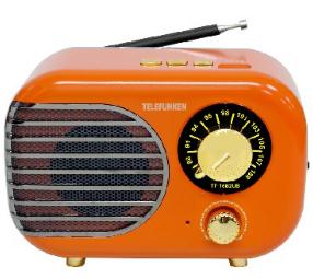 Изображение Радиоприемник TELEFUNKEN TF-1682UB золотистый, оранжевый