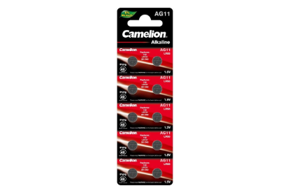 Изображение Батарейка Camelion AG11-BP10 10шт/уп (LR58 (LR721,LR721,AG11,G11) 1,5 В 21 мА*час щелочная (алкалиновая))