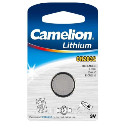Изображение Батарейка Camelion CR2032-BP1 (CR2032 (5004LC) 3 В  Lithium)
