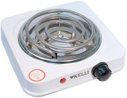 Изображение Плита настольная Kelli KL-5061 (электрическая, эмаль, белый)