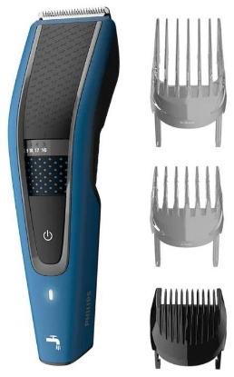 Изображение Машинка для стрижки бороды и усов, головы Philips HC5612/15, черный, синий