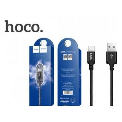 Изображение Кабель соединительный Hoco X14 USB 2.0 A USB Type-C черный 1 м