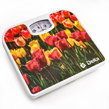 Изображение Весы DELTA D-9407 Тюльпаны,белый, разноцветный
