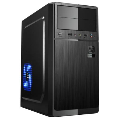 Изображение Корпус ExeGate XP-402U (mATX, ATX, черный, 600 Вт)/()