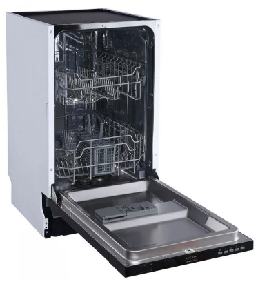 Изображение Встраиваемая посудомоечная машина Kronasteel DELIA 45 BI (узкая, 9 комплектов)